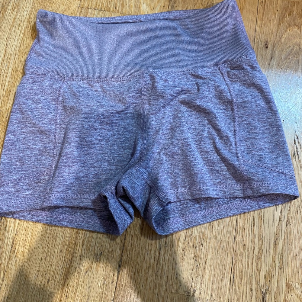 Athletic Biker Shorts | Purple | Size S